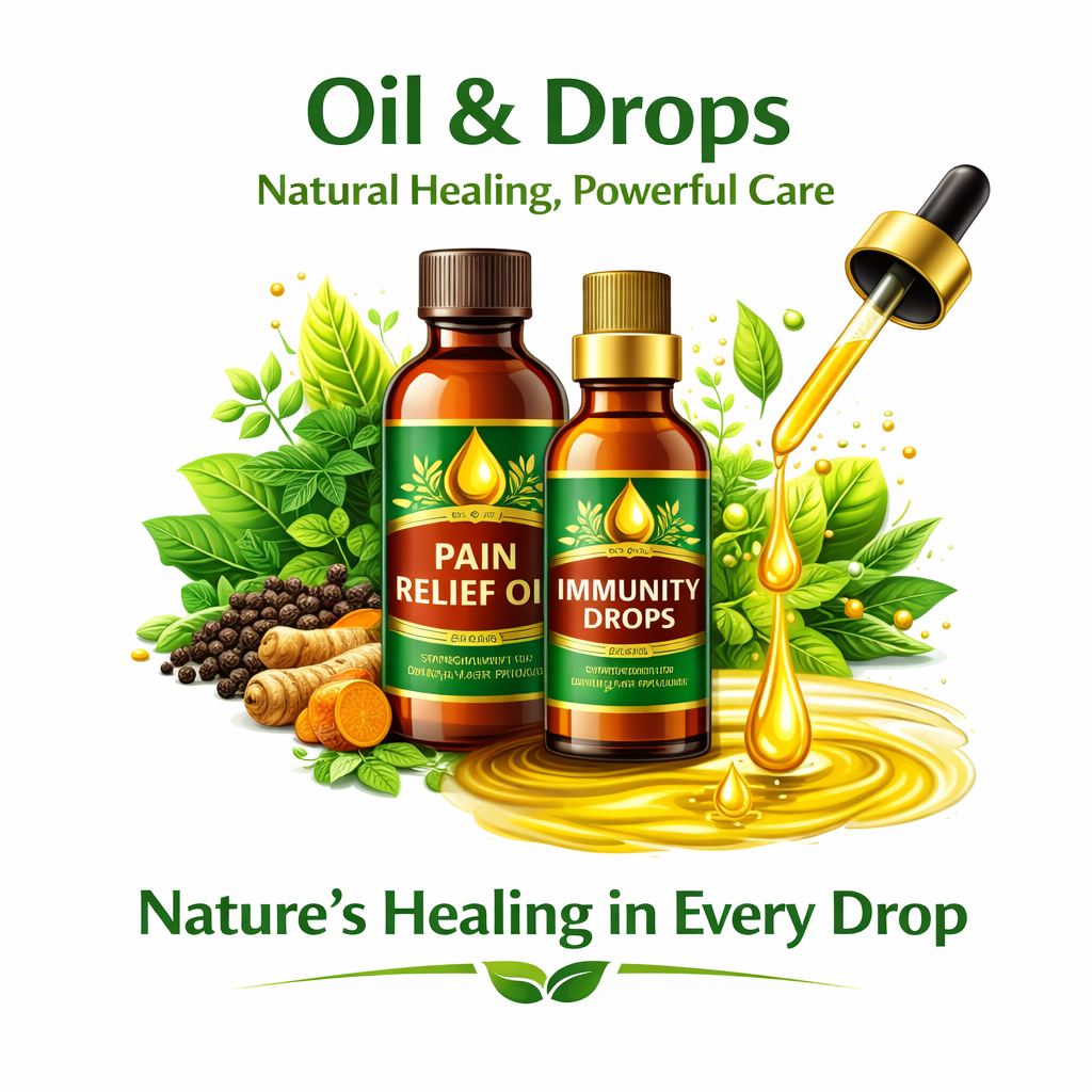 Drops and oils 